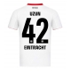 Tanie Strój piłkarski Eintracht Frankfurt Can Uzun #42 Koszulka Wyjazdowej 2025-26 Krótkie Rękawy